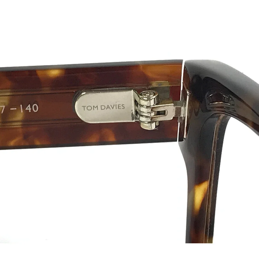 Tom Davies Eyeglasses Frames TD772 Col. 1413 Tortoise Brown Full Rim 54-17-140